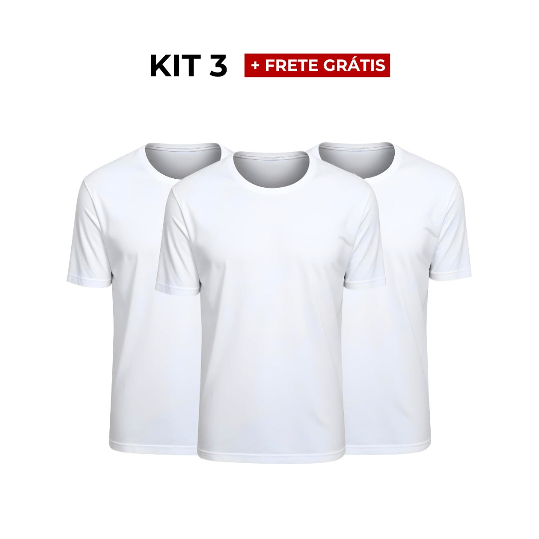 Kit 3 Camisetas Tecnológicas VLX - Arctic Fresh & Anti Odor